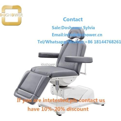 Beauty bed power with chair tattoo work for grey electric facial bed