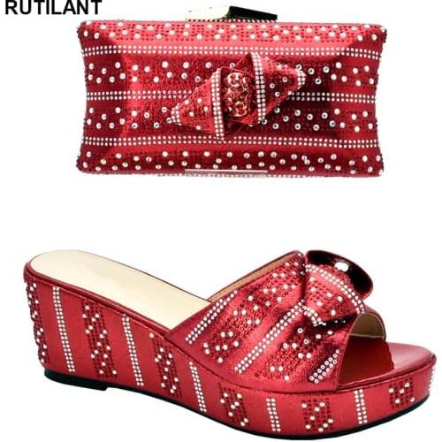New Arrival Women Shoes and Bag Set In Italy Matching Shoes and Bag Set In Heels Italian Shoe and Matching Bag for Nigeria Party