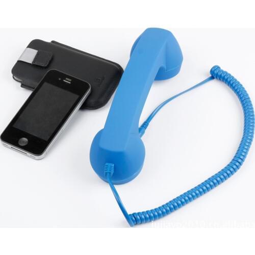 New Retro Telephone Radiation-proof Receivers Classic Earpiece MIC Microphone Cellphone Headset 3.5mm Headphone-20