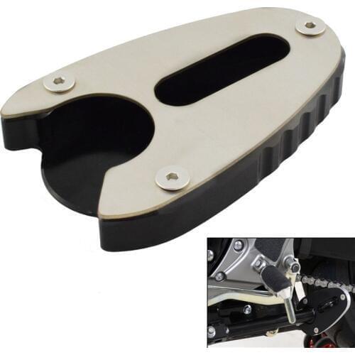 Kickstand Kick Side Stand Foot Extension Shoe Enlarger Plate Pad for SUZUKI SV650 SV650X SV 650 X 650X 2016 2017 2018 2019 2020