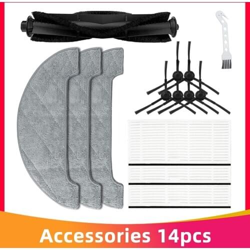 Roller Brush Hepa Filter Mop Cloth Replacement Kit for Uoni V980 Max Vacuum Cleaner Spare Parts
