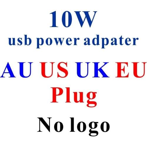 50pcs/lot 2.1A 10W EU UK US AU Plug AC Wall Charger Usb Power Adapter for IPhone, for Ipad, for Samsung Universal Phone