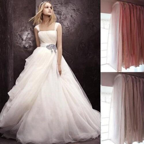 150cm Large Non-Woven Fabric Wedding Dress Evening Gown Dustproof Cover Bridal Garment Robe Storage Bag Long Clothes Protector C