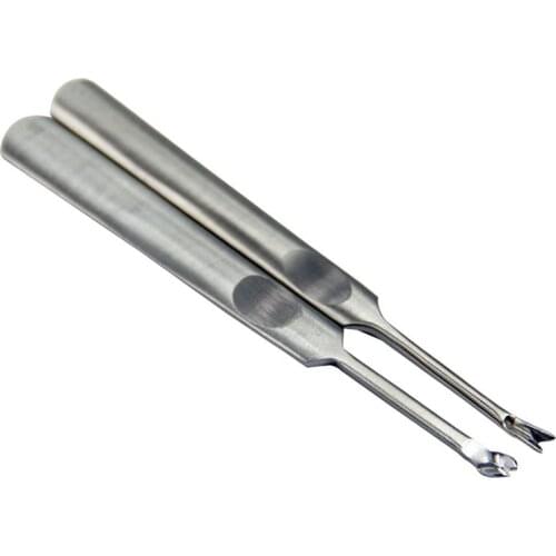 2 pcs U V Shaped Stitching Groover Skiving Edge Beveler Leathercraft Leather Tool Kit