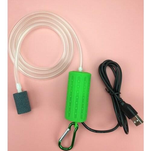 2021 Aquarium Oxygen Air Pump Rechargeable Small Aeration Pump Portable Fish Tank Oxygenator Aquarium Accessories for Fishing