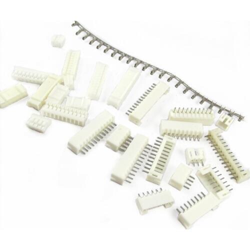 50 Sets PH2.0 Plug in DIP 2.0MM Connector: Plug+Straight Needle Seat+Terminal 2/3/4/5/6/7/8/9/10/11/12/13/14/15/16Pin