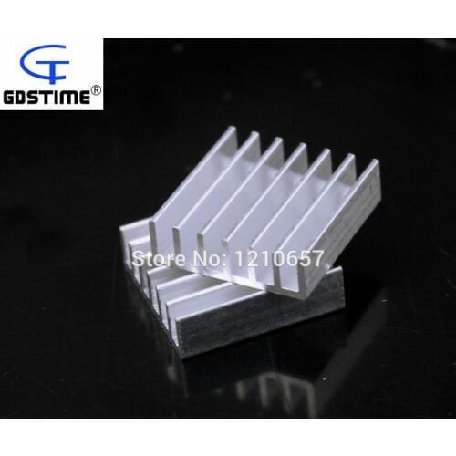500 pieces lot Aluminum Heat Sink Adhesive Tape 20x20x6mm For Memory Chipset Cooler
