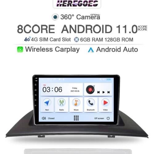 Carplay 9" Android 10.0 Car Radio GPS Multimedia Video Player For BMW X3 E83 2004 - 2012 360 Camera 4G LTE Navi GPS Stereo IPS