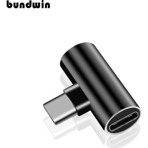 Bundwin 2 colors 2 In 1 Dual Type C USB-C Earphone Headphone Audio Charging Charger Adapter Splitter Convertor For Xiaomi Huawei