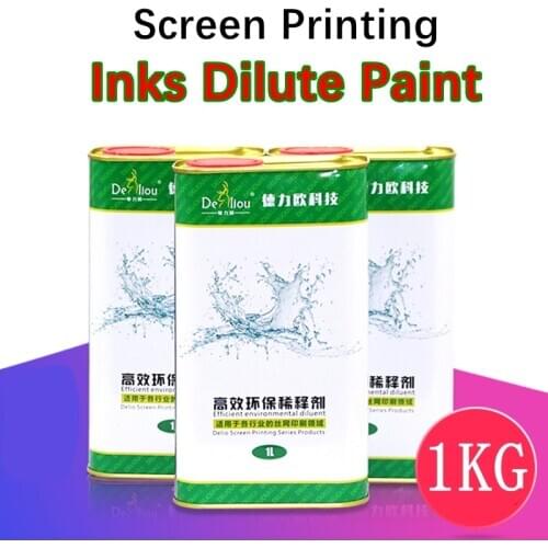 Screen Printing Inks Dilute Paint Use for Clean Meshes Frame Eco-friendly Silk Screen Printing Net Wash Inks Painting Tool Parts