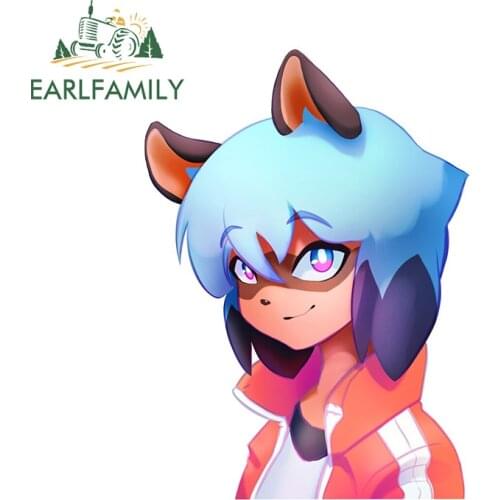 EARLFAMILY 13cm x 9.5cm for BNA Michiru Car Stickers and Decals Personality Creative Anime Waterproof Body for Car Window Decor