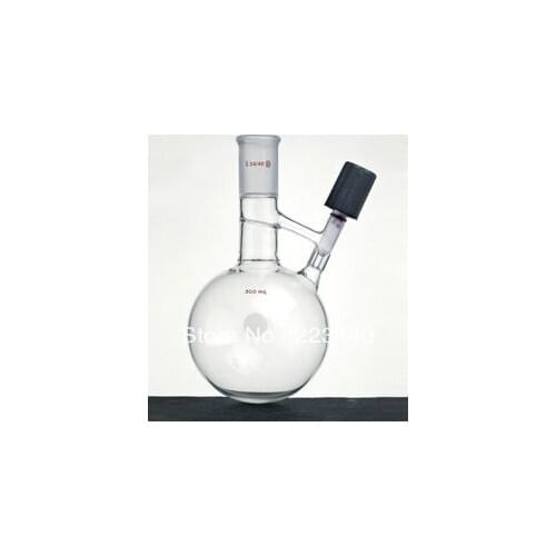 F484258 Flask, Solvent Transfer/Storage, Capacity:250ml, Joint:24/40, Valve Size:0-8 mm