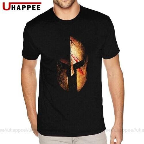 Molon Labe Spartan Helmet T Shirt Young Guy Fathers Day Gifts for Dad Men Short Sleeved Cheap Price Brand Clothing