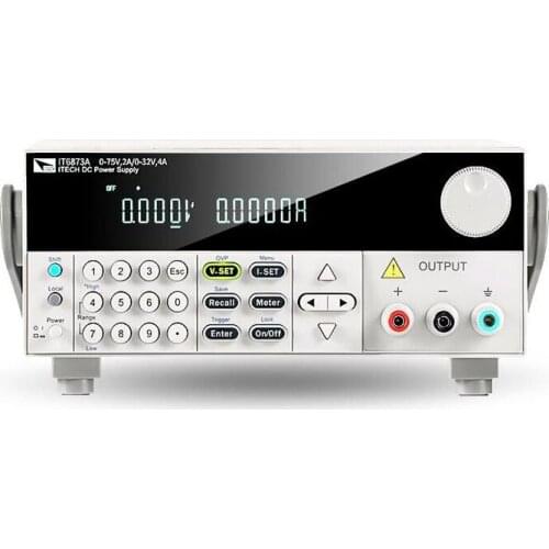 ITECH IT6873A Dual Range Programmable High-Resolution DC Power Supply 0-75/2A 0-32V/4A