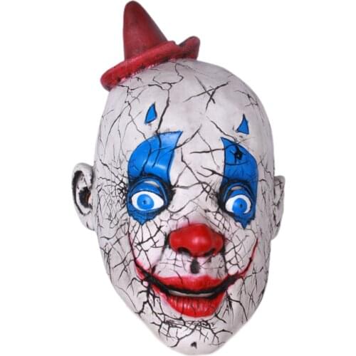 Halloween Costume Party Latex Full Head Scary Mask Horror Clown Face Masks Grimace Dress Up Fancy Dress