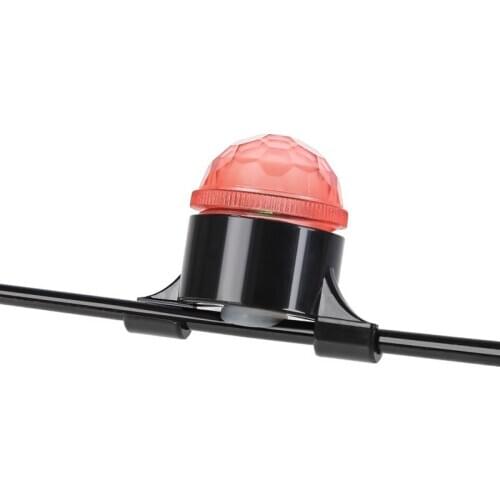 Night Flashing LED Signal Light Fishing Bite Sound Alarm Rod Strike Alert Bell fishing equipment