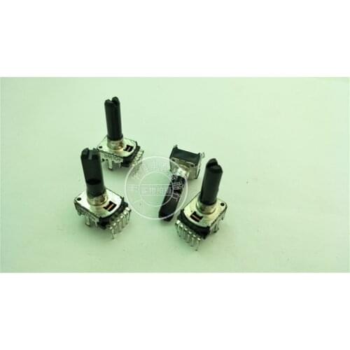 Original New 100% 142 Type vertical double potentiometer B50K handle length 23MMF 6pin (SWITCH)