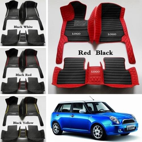 Custom Car Floor Mats for Lifan 320 330 520 620 630 720 820 X60 X50 All Weather Leather Suvs Foot Pads Automobile Carpet Cover