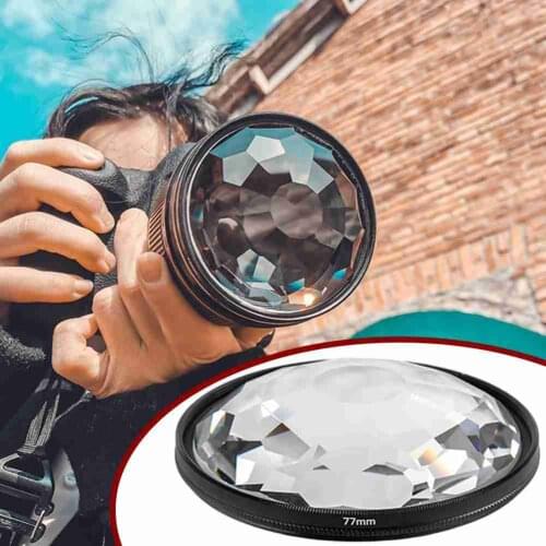 1 PCS Photography Accessories Camera Blur Lens Dslr Filter 77mm Prism Kaleidoscope for Canon Nikon D90 Sony Nd UV Special Filter