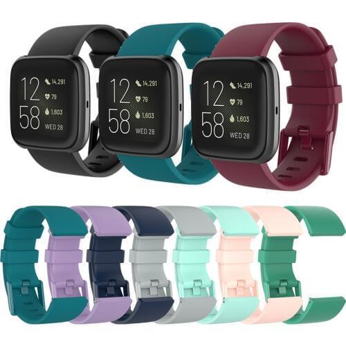 Smart Watch Band For Fitbit Versa2 23mm Silicone Wrist Strap For Fitbit Versa / Versa lite / Versa 2 Bracelet Sport Accessories