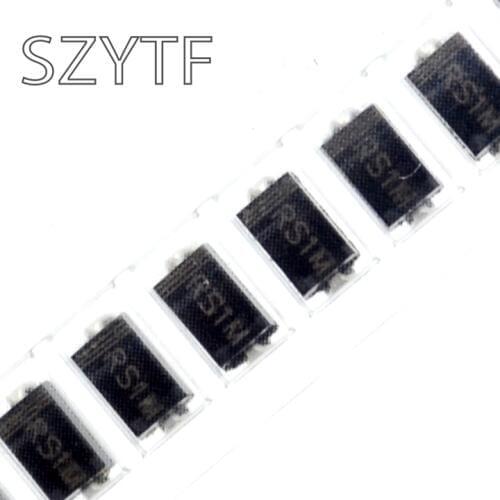 RS1M FR107 1000V / 1A smd fast recovery rectifier diodes (100PCS/LOT)