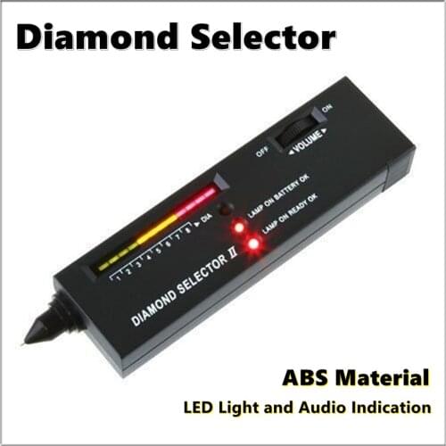 Diamond Gems Tester Pen Portable Gemstone Selector Tool LED Indicator Accurate Reliable Jewelry Test Tool