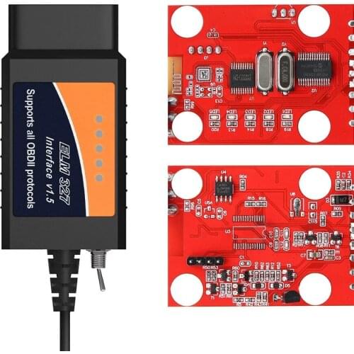 ELM327 OBD2 Scanner elm 327 USB v1.5 Bluetooth Code Reader With Switch Auto Diagnostic Scanner Tool for FoCCCus FORScan