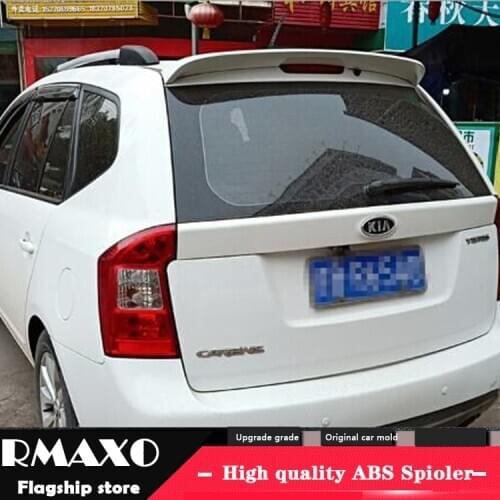 For KIA CARENS Spoiler 2010-2013 KIA CARENS High Quality ABS Material Car Rear Wing Primer Color Rear Spoiler