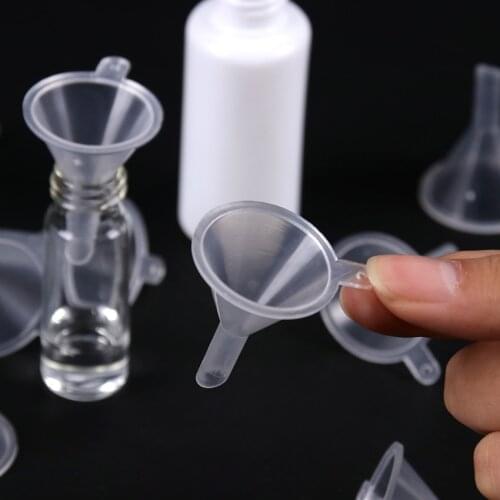 SUEF 2Pcs/lot 4 colors New Small Plastic For Perfume Diffuser Bottle Mini Liquid Oil Funnels Lab @6