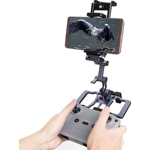 Phone Tablet Monitor Foldable Mount Bracket for DJI Mavic AIR 2 /Mavic Pro/Mavic 2/ Spark Remote Control Adjustable Stand Holder