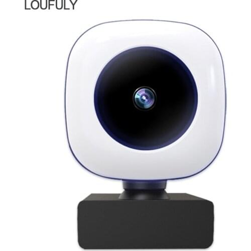 USB Web Cam 360 Rotation 2K HD Computer Webcam Drive Free Auto Focus Built-in Microphone Conference Video Camera