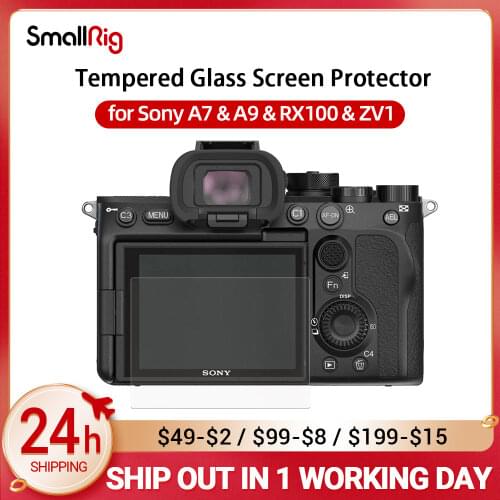 SmallRig Tempered Glass Screen Protector for Sony A7 & A9 & RX100 & ZV1 Camera 2 pcs 3191