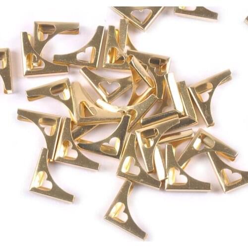 Golden Metal Corners For Books Protectors Albums Menus Folders Box Decor Scrapbooking Corner Crafts DIY Accessories 30Pcs c2401