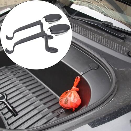 1 Pair Grocery Bag Hooks Bolt Covers Artifact Interior Modification Accessories for Tesla Model 3 2021 Car Accessories