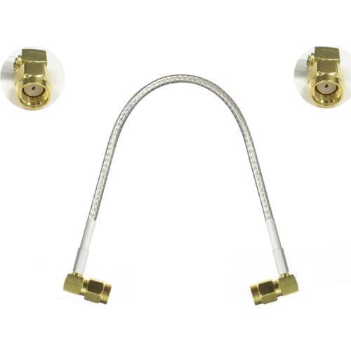 1PC wireless modem cable RP SMA male plug RA switch RP SMA male right angle pigtail RG316/RG174 15/30/50/100cm NEW wholesale