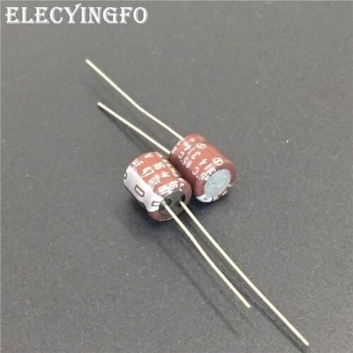 10pcs 47uF 16V47UF Japan ELNA 6.3x7mm Low Profile 16V47uF Audio capacitor