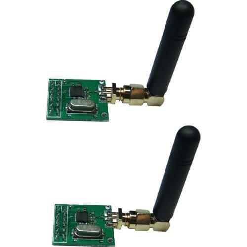 2pcs One Pair SI4432 CRC NRF905 433M Wireless Transceiver Module 170 Channels