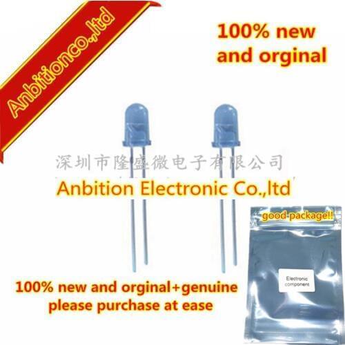 20pcs 100% new original IR333-A Infrared Transmitter DIP2 Infrared UV Wavelength 940 nm Pale Blue Top View F5mm Transm in stock