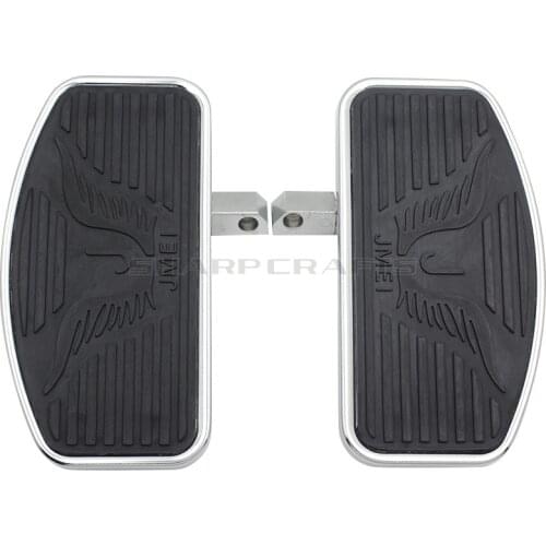 24MM Motorcycle Driver Front Rider Foot Pegs Floorboards Footboards For KAWASAKI Vulcan VN 800 400 Classic Custom Eagle Pattern