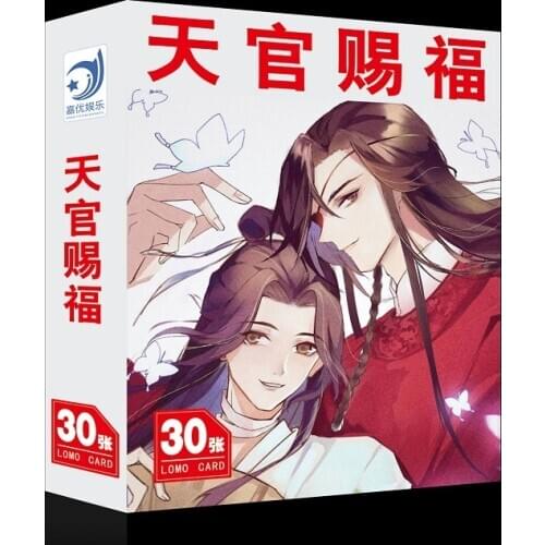 30 Sheets/Set Tian Guan Ci Fu Lomo Card Mini Postcard Greeting Card Message Card Christmas Gifts