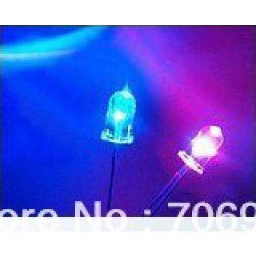 5mm red/blue blinking biocolor led lamp,long life