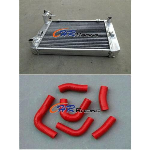Aluminum Radiator & RED Silicone Hose For Honda Magna VF1100C V65 VF 1100C