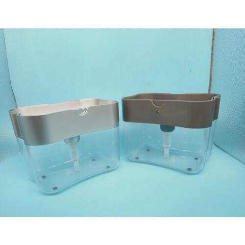 Liquid Soap Pump Dispenser & Sponge Holder for Dish Sope and Sponge for Kitchen
