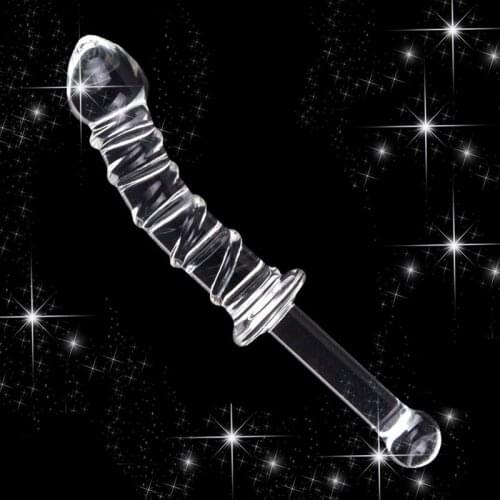 Crystal Glass Dildos Masturbator Realistic Dildo Penis Large G-spot Anal Butt Plug Adult Sex toys for Woman Female