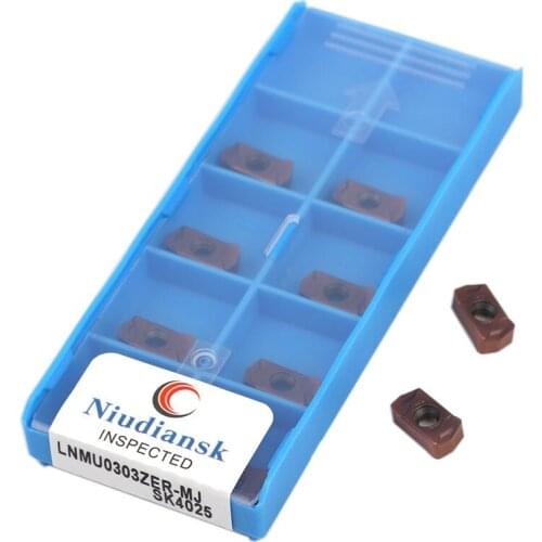 LNMU0303ZER-MJ SK4025 Wear-Resistant Blade CNC Lathe Tool LNMU0303ZER Carbide Insert Milling Cutter Stainless Steel Turning Tool