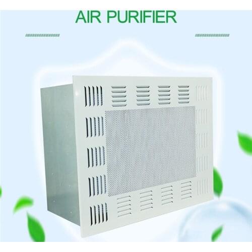 Ceiling Type Air Purifier Purification Workshop Industrial FFU High Efficiency Filter Purifier Equipment 220V ZJ-600