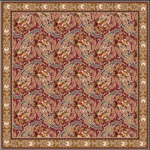 REYYAN SILK TEXTURED OYALIK WRITING-13264-RENK-13