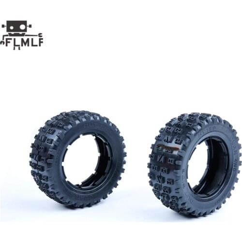 Knobby Third-generation Wheel Tires Skin Fit for 1/5 Losi 5ive-t Rovan LT King Motor X2