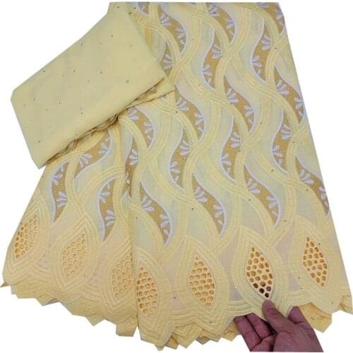 Swiss Voile Lace In Switzerland African Dry Lace Fabric 2021 High Quality 100% Cotton Lace For Party Dress Sewing h66-611