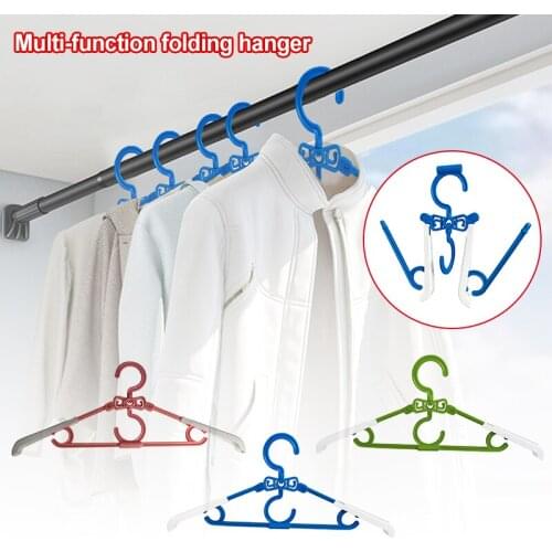 Folding Clothes Hangers Portable Lightweight Clothes Drying Rack For Outdoor Indoor SCIE999